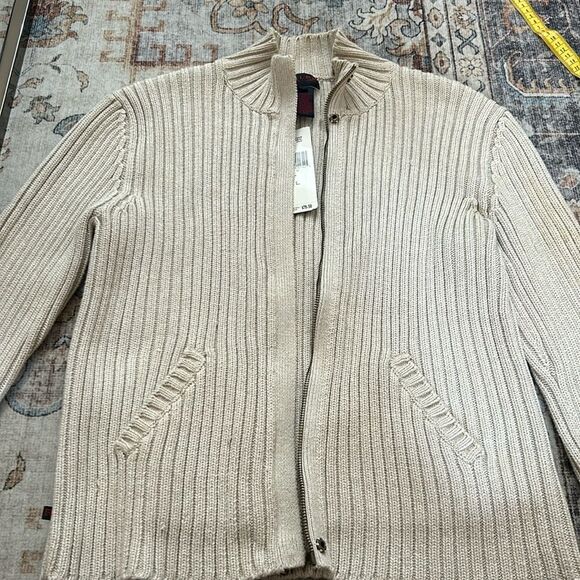 Vintage 90’s Ralph Lauren full zip sliming sweater - Picture 1 of 7